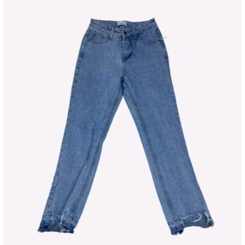 Lioness Women's Blue Denim Jeans 28 Waist High Rise